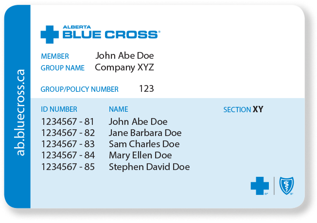 Introducing the new Alberta Blue Cross ID card