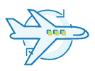 flight illustration icon