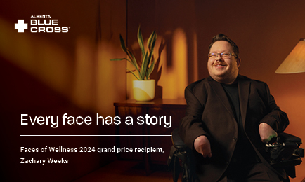 Zachary Weeks, Faces of Wellness recipient.